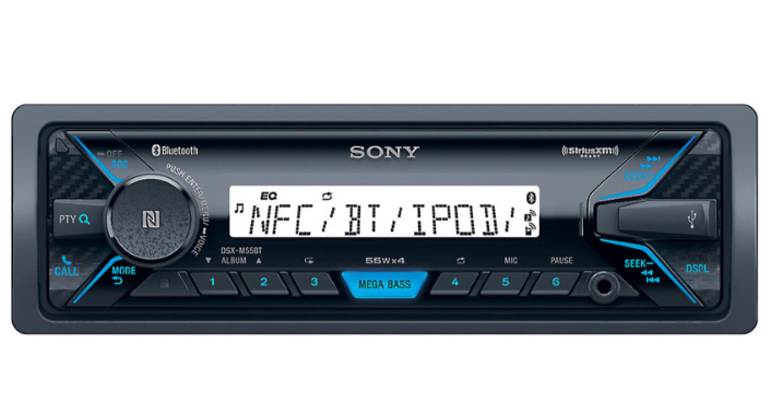 Sony DSX-M55BT Marine Media Receiver with Bluetooth