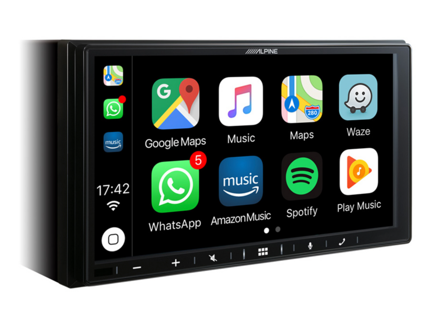Alpine ILX-W650BT 7” Digital Media Player with Apple CarPlay, Android Auto